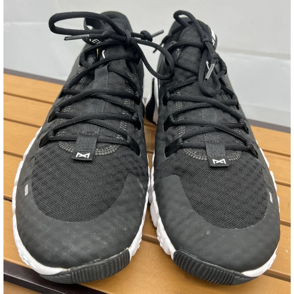 Nike Free Metcon 5 Black White DV3949-001 Mens CrossFit Gym Size 12 - Picture 3 of 12